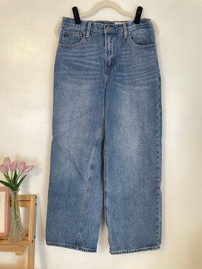 Wish list brand jeans wide leg denim size large